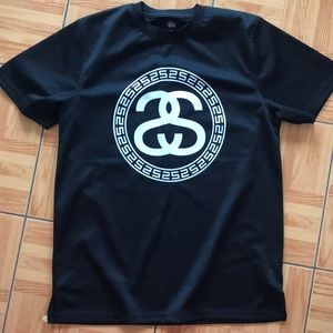 stussy logo jersey T shirt tee
